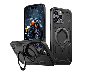 Hurtel Hybrid Armor Trendy černá / Ochranný kryt / MagSafe / Apple iPhone 16 Pro Max