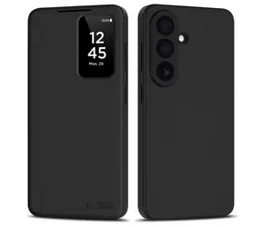 Tech-Protect Smart Wallet matná černá / Pouzdro pro Samsung Galaxy S26+ / Peněženka / Okénko na displej
