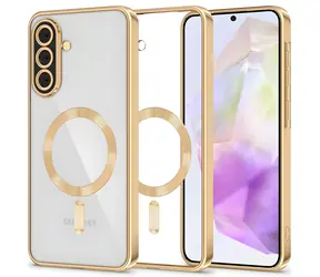 Tech-Protect MagFlex průhledná zlatá / Zadní kryt / Samsung Galaxy A37 5G / MagSafe