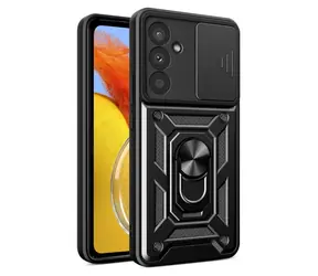 Hurtel Hybrid Armor Camshield černá / Kryt / Samsung Galaxy A37 / ochrana fotoaparátu