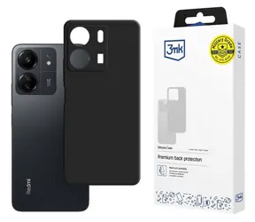 3mk Silicone Case Xiaomi Redmi 13C/POCO C65 černá / Kryt / Silikon