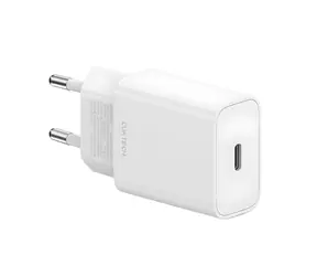 Cuktech 20W bílá / Nabíječka / USB-C / 20W / EU vidlice