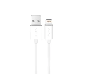 Puro TPE Kabel USB-A - Lightning bílá / Datový kabel / 2 m / 12 W