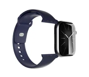 Puro Icon tmavě modrá / Silikonový řemínek / pro Apple Watch 44/45/46/49 mm