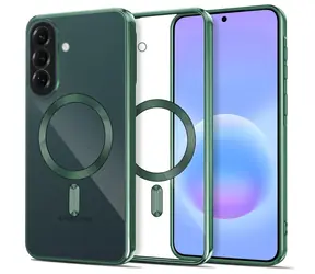 Tech-Protect MagFlex transparentní zelená / Zadní kryt / MagSafe / Samsung Galaxy A37 5G