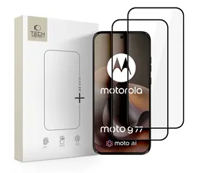 Tech-Protect Glass Fit+ sklo pro Motorola Moto G67, G77 černé / Ochranné sklo / 2 ks v balení