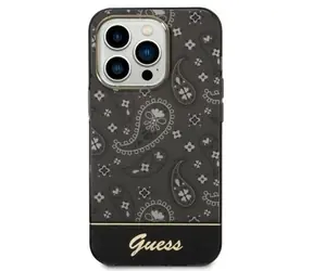 Guess Bandana Paisley černá / Pouzdro / Apple iPhone 14 Pro