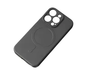Hurtel Silikonové pouzdro s MagSafe pro Samsung Galaxy S25 Edge černá / Pouzdro / MagSafe / Silikon