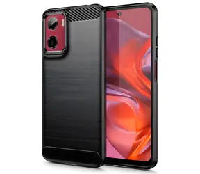 Tech-Protect TPUCarbon černá / Kryt / Motorola Moto G05, E15 / TPU / karbonový vzor