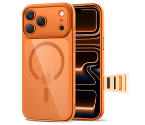 Tech-Protect Magpeak MagSafe transparentní oranžová / Kryt / Apple iPhone 17 Pro Max / MagSafe