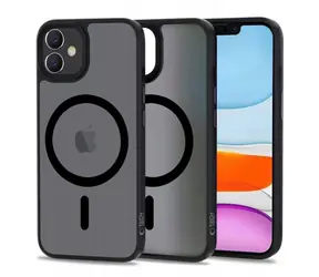Tech-Protect MagMat matná černá / Kryt / Apple iPhone 11 / MagSafe