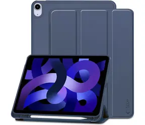 Tech-Protect SmartCase Pen tmavě modrá / Pouzdro se schránkou na stylus / iPad Air 10,9"/11" (2020-2026)