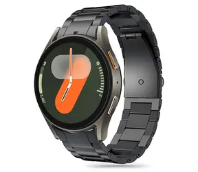 Tech-Protect Stainless Strap černá / Řemínek / pro Samsung Galaxy Watch 4/5/5 Pro/6/7/FE / nerezová ocel