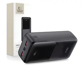 Tech-Protect PB03 černá / Powerbanka / 30000 mAh / 22.5W