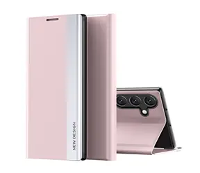 Hurtel Sleep Case Pro Samsung Galaxy S25+ růžová / Flipové pouzdro / Stojánek