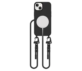 Tech-Protect MagNecklace iPhone 15 černá / Ochranný kryt / MagSafe / Poutko na krk