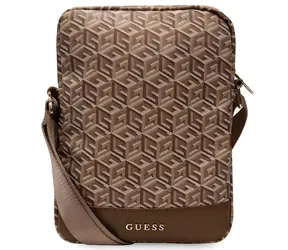 Guess G Cube Stripe hnědá / Taška na tablet / 10"