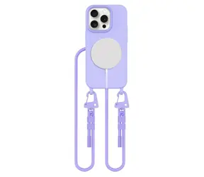 Tech-Protect MagNecklace iPhone 14 Pro levandulová / Kryt / MagSafe / Poutko na krk