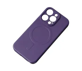 Hurtel Silikonové pouzdro s MagSafe Samsung Galaxy A36 5G fialová / Pouzdro / Silikon / MagSafe