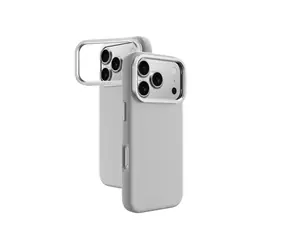 AmazingThing Glamour iPhone 17 Pro Max šedá / Kryt / Se stojánkem / MagSafe