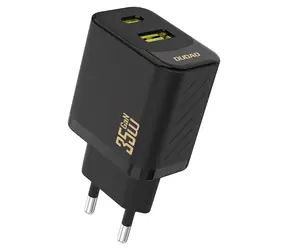 Dudao A27 Max černá / Síťová nabíječka / USB-A / USB-C / 35W / GaN