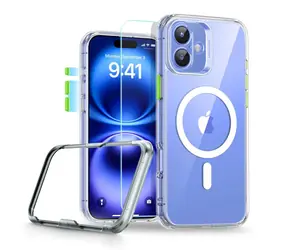 ESR Classic Pro Set HaloLock průhledné / Pouzdro / Apple iPhone 16 / MagSafe