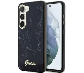 Guess GUHCS23MPCUMAK černá / Zadní kryt pro Samsung Galaxy S23+ / Marble
