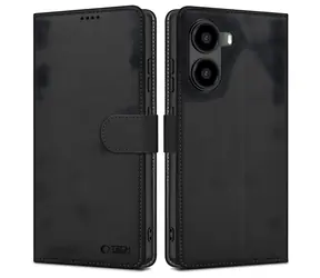 Tech-Protect Wallet Case pro Xiaomi Poco X7 Pro 5G černá / Pouzdro / Peněženkové s přihrádkou na kartu