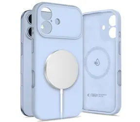 Tech-Protect Silicone MagSafe modrá / Kryt / Apple iPhone 17 / MagSafe / Silikon
