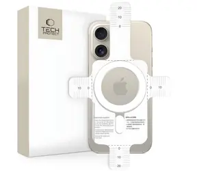 Tech-Protect MagMat bílá / Magnetický kroužek MagSafe / univerzální