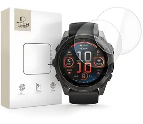 Tech-Protect Glass Fit+ sklo pro Garmin Fenix 8 51mm čiré / Ochranné tvrzené sklo / 2 ks v balení