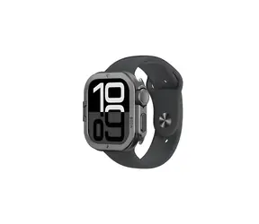 AmazingThing Titan Pro černá / Kovový kryt / Apple Watch 11 46 mm Aluminium