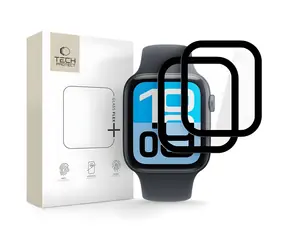 Tech-Protect Glass Flex+ Apple Watch 44mm černá / Ochranné sklo / Hybridní / 2 ks