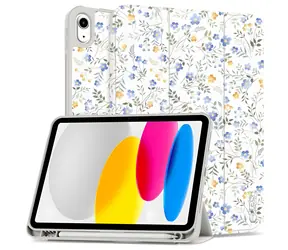 Tech-Protect SC Pen sedmikrásky s listy / Pouzdro pro Apple iPad 10.9" (2022)/11" (2025) / schránka na stylus