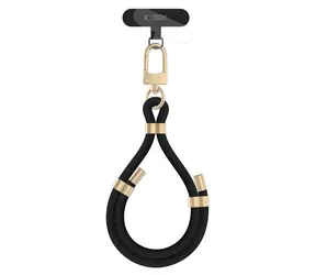 Tech-Protect C4S Rope černá / Popruh na zápěstí pro smartphone