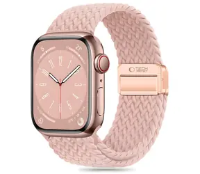 Tech-Protect Nylonmag růžová / Řemínek pro Apple Watch 4/5/6/7/8/9/SE / 38/40/41 mm