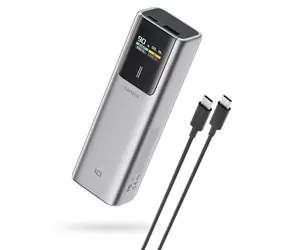 Cuktech CKPB100PGLBL šedá / Powerbanka / 150W / 10000mAh / USB-C / USB-A
