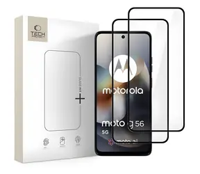 Tech-Protect Glass FIT+ černá / Tvrzené sklo / Motorola Moto G56 5G / 2 ks