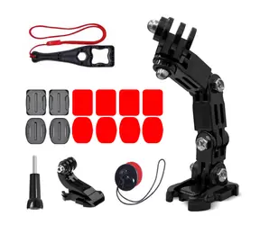 Hurtel Podbradní držák na helmu / Držák / GoPro, DJI, Insta360, SJCam, Eken