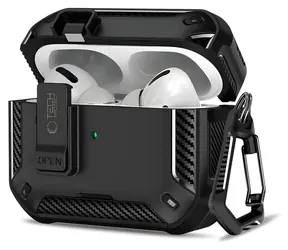 Tech-Protect Carbonox černá / Kryt pro Apple AirPods Pro / MagSafe