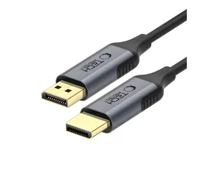 Tech-Protect UltraBoost černá / Kabel DisplayPort / 2 m / 4K/60Hz