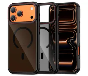Tech-Protect MagHybrid černo-červená / Kryt pro Apple iPhone 17 Pro Max / MagSafe