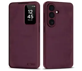 Tech-Protect Wallet Case bordová / Pouzdro / Samsung Galaxy S26+