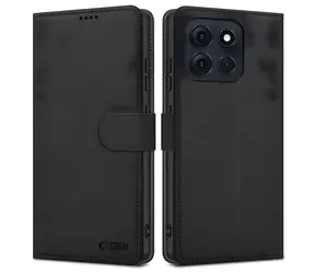 Tech-Protect Wallet Case černá / Pouzdro / Motorola Moto G56 5G