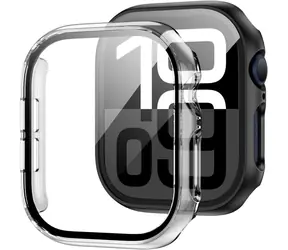 Tech-Protect Defense360 čirá / Ochranné pouzdro s temperovaným sklem / Apple Watch 10 46 mm