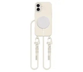 Tech-Protect MagNecklace MagSafe béžová / Pouzdro pro Apple iPhone 16 / MagSafe / Poutko na krk
