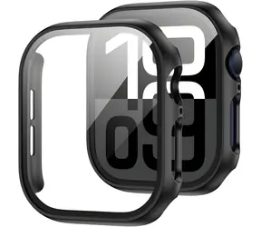 Tech-Protect Defense360 černá / Ochranné pouzdro s temperovaným sklem / Apple Watch 10 46 mm