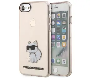 Karl Lagerfeld Ikonik Choupette Hardcase růžová / Kryt / pro Apple iPhone 7/8/SE 2020/SE 2022