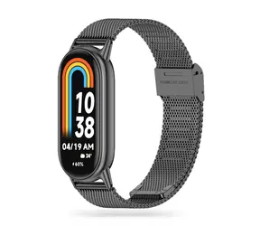 Tech-Protect MilaneseBand černá / Řemínek milánský tah / pro Xiaomi Smart Band 8, 8 NFC