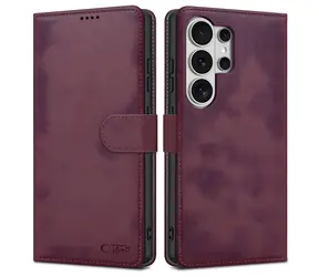 Tech-Protect Wallet vínová / Pouzdro pro Samsung Galaxy S26 Ultra / peněženka / stojánek